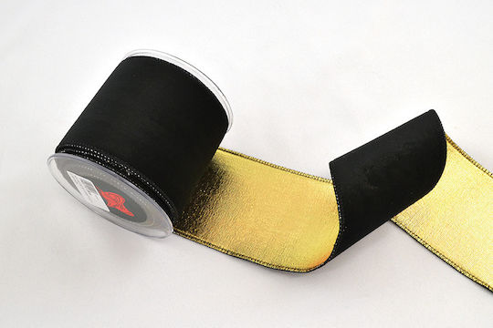 LiebeQueen Christmas Ribbon Black 450x5.2cm 1pc
