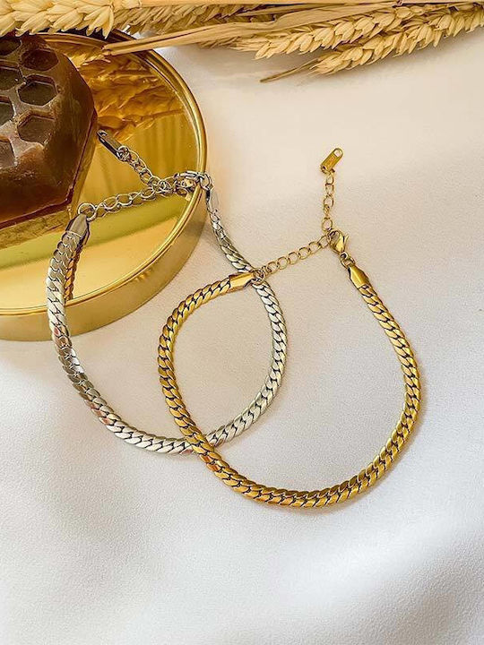 Гривна Anklet Неръждаема Стомана Awear Jay Сребърна