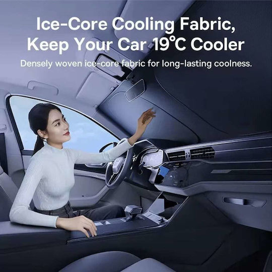 Baseus Windshield Sun Gotrip Dt1 Internal Car Windshield Sun Shade 150x80cm