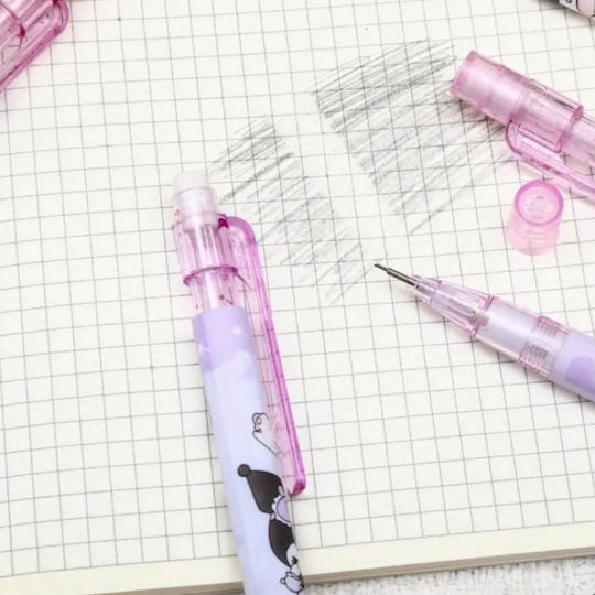 Kuromi Mechanische Bleistifte Set mit Radiergummi 0,5
