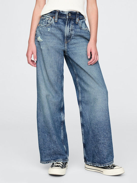 Kids' Denim Pants Medium Wash Rise