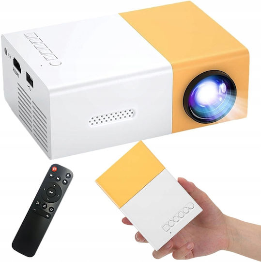 Verk Group YG300 2025 Mini Projector LCD LED Lamp with Built-in Speakers
