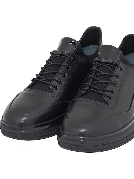 Sneakers Μαυρο Δερμα