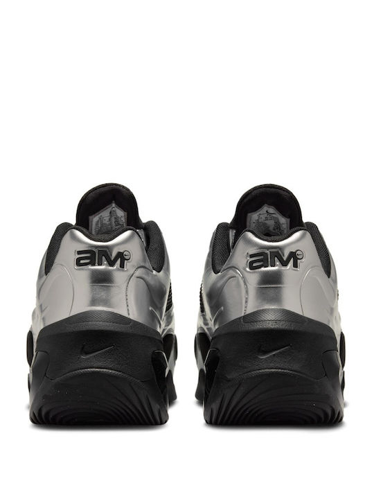 Air VaporMax 2021 Flyknit Маратонки Black / Metallic Silver
