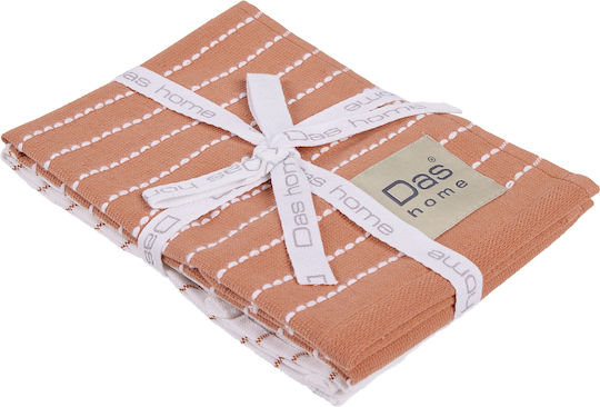 Das Home 0826 Tea Towel from 100% Cotton in Orange Color 30x50cm 2pcs Das Home 0826 Tea Towel from 100% Cotton in Orange Color 30x50cm 2pcs