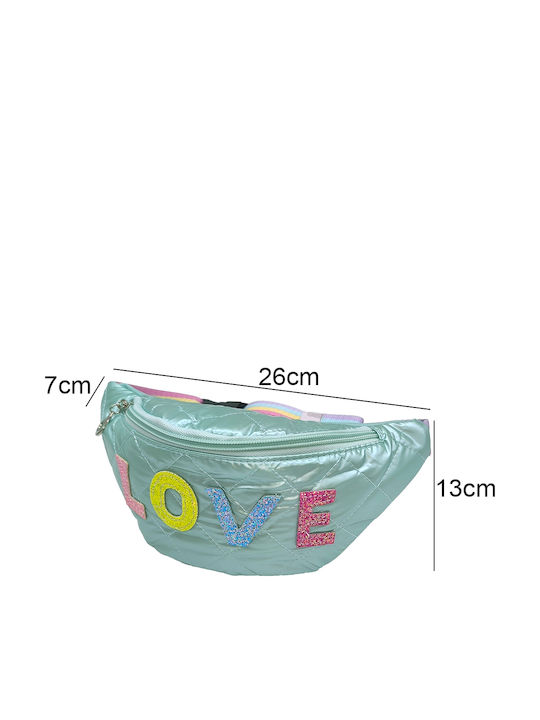 Gift-Me Kinder Bauchtasche Grün 26cmx13cmx7cmcm