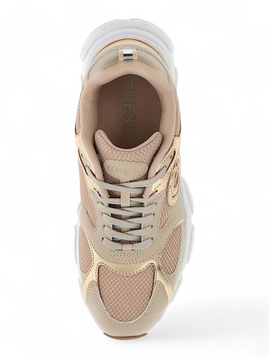 Ibitha Damen Sneakers Beige