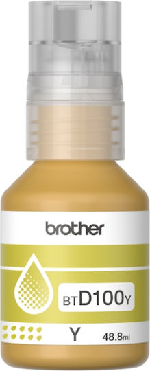 Brother BTD100Y Γνήσιο Μελάνι Εκτυπωτή InkJet Κίτρινο (BT-D100Y)