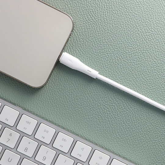 Forcell USB-C to Lightning Cable 27W Λευκό 1m