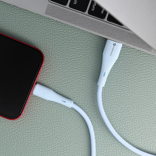 Forcell USB-A zu Lightning Kabel 12W Blau 1m