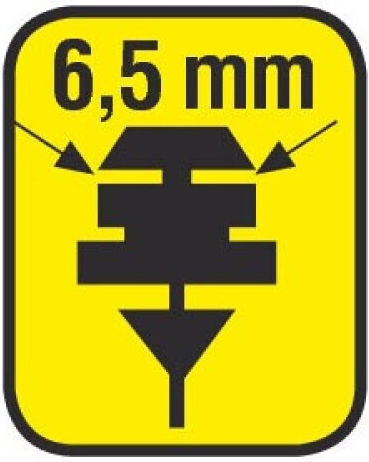 Lampa Tergix Σετ Λάστιχα Υαλοκαθαριστήρα Αυτοκινήτου Οδηγού 610mm Universal