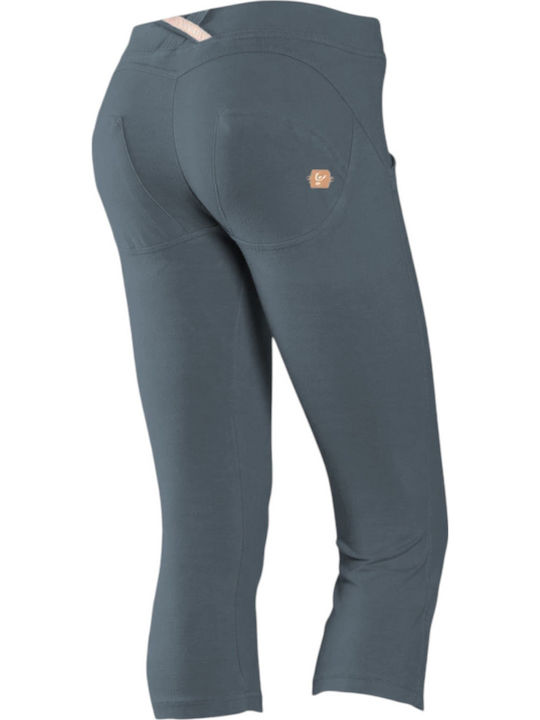Freddy Women's Fabric Capri Trousers Gray