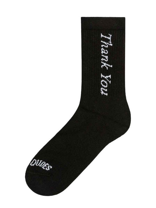 The Dudes Herren Socken Black 1Pack