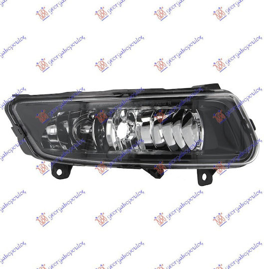 Prasco Rectangleς Foglights Car Right Fime Volkswagen Polo 2009-2014 1pcs