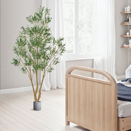 Vevor 240cm Artificial Olive Potted Plant For Home Office Spaces Rzs8ftglsslx8ojbj001v0