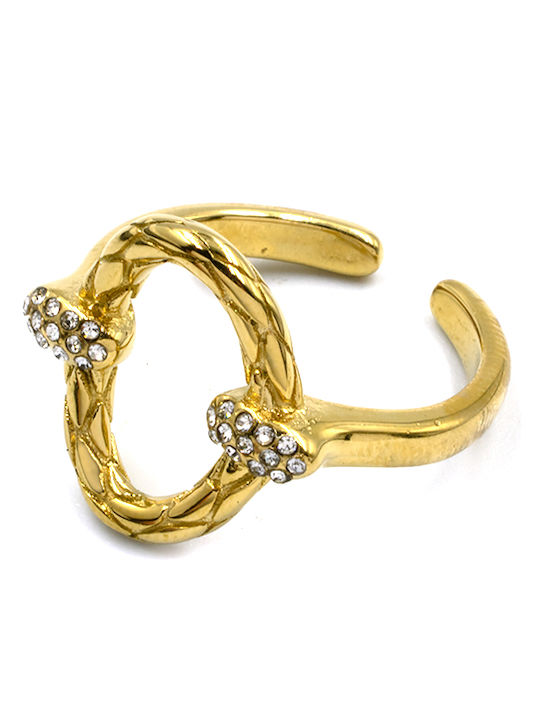 Δαχτυλίδι Στρας Awear Monroe Gold