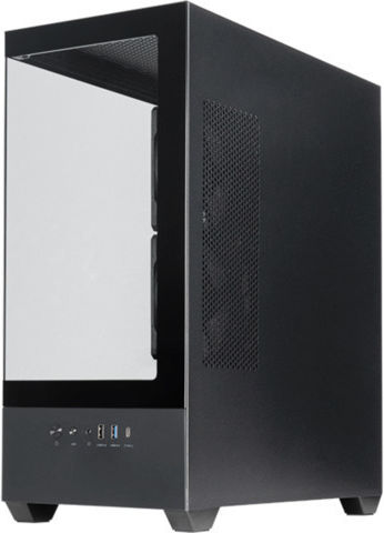 Chieftec VISTA Gaming Midi-Turm Computergehäuse mit Seitenfenster und ARGB-Beleuchtung Schwarz