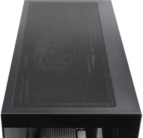 Chieftec VISTA Gaming Midi-Turm Computergehäuse mit Seitenfenster und ARGB-Beleuchtung Schwarz