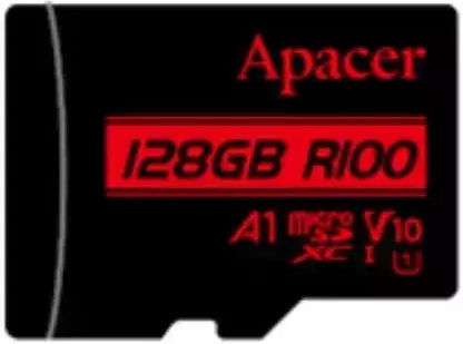 Apacer microSDXC 128GB U1 V10 A1 UHS-I 100MB/s με αντάπτορα