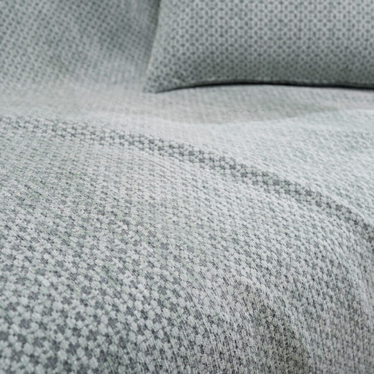 Teoran Teoran Viersitzer-Sofa Überwurf Chenille 180x350cm