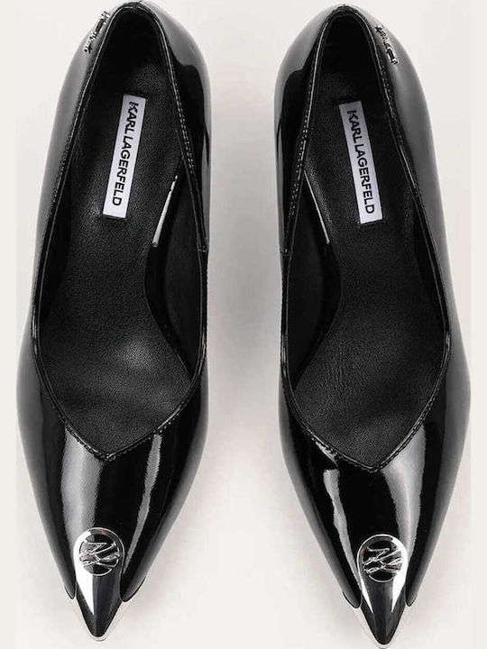 Pumps mit mittelhohem Absatz Schwarz