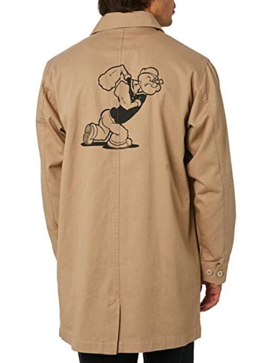 HUF Popeye Μπουφάν Tan