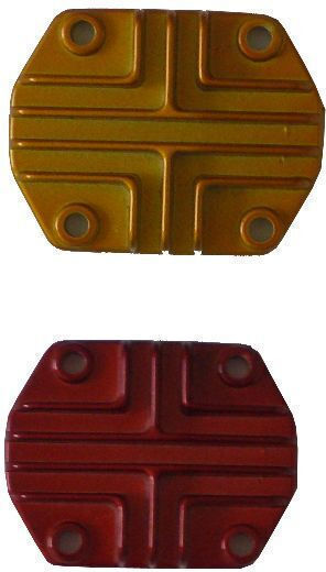 Plastic Lateral Motocicletă pentru Honda C50 Auriu 1buc
