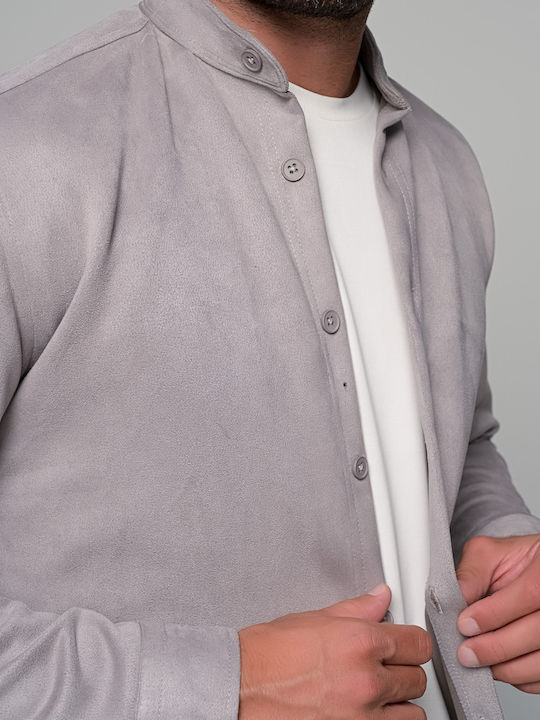 Alcantara Ben Tailor Herrenhosen Set aus Hose und Hemd Grau