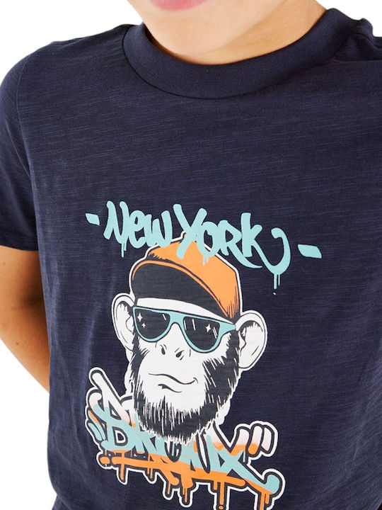 Παιδικό T-shirt Navy Μπλε