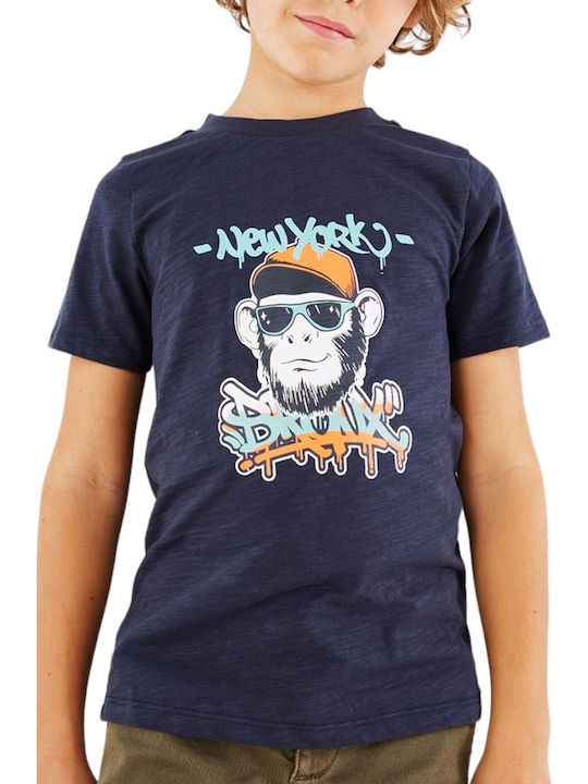 Παιδικό T-shirt Navy Μπλε