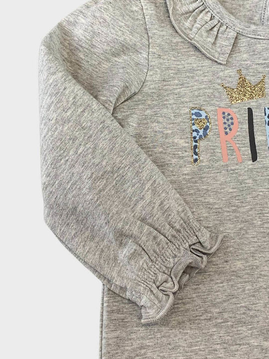 Kinderhemd Langarm Gray