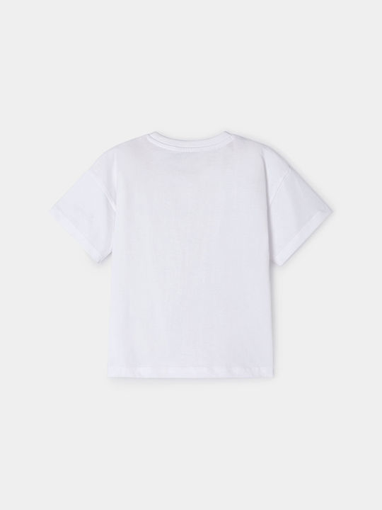 Tricou pentru copii alb Skate