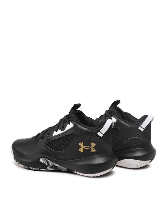 Lockdown 6 Kids Sports Shoes Basketball with Laces Black