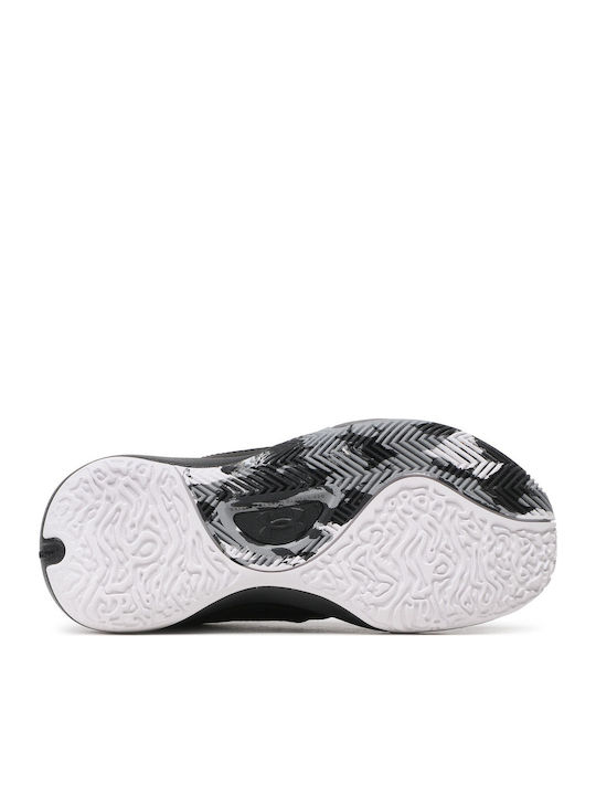Lockdown 6 Kids Sports Shoes Basketball with Laces Black