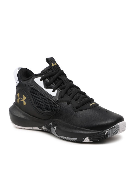 Lockdown 6 Kids Sports Shoes Basketball with Laces Black