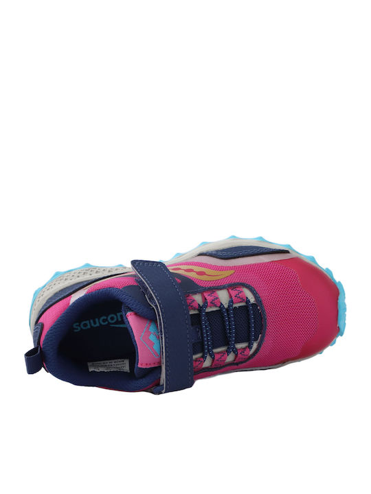 Peregrine 12 Shield Αδιάβροχα Αθλητικά Παιδικά Παπούτσια Running με Σκρατς Navy Blue / Turquoise