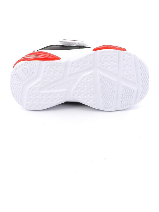 Wave Παιδικά Sneakers με Σκρατς & Φωτάκια Λευκά