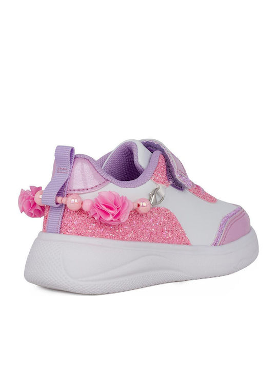 Gioiello Kinder Sneakers mit Klettverschluss Rosa