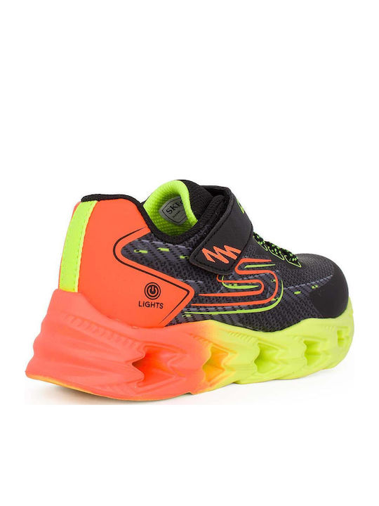 VORTEX 2.0 Kids Sneakers with Scratch & Lights Black