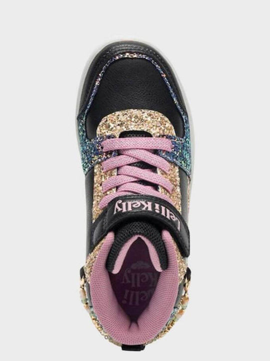 Gioiello Παιδικά Sneakers High με Σκρατς Μαύρα