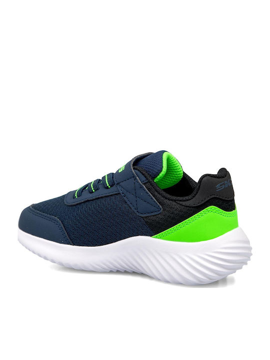 Bounder Kids Sneakers with Scratch Navy Blue