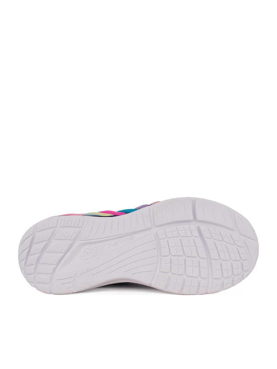 Παιδικά Sneakers με Σκρατς & Φωτάκια Μπλε