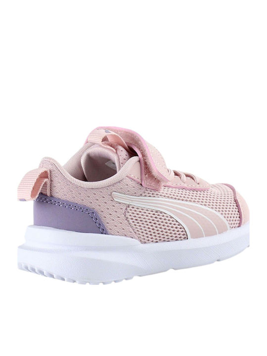 Ac+ Inf Kids Sports Shoes Running with Hoop & Loop Closure Pink