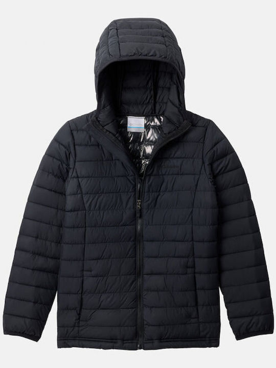 Kinder Freizeitjacke Lang mit Futter & Kapuze Black Lite Ii