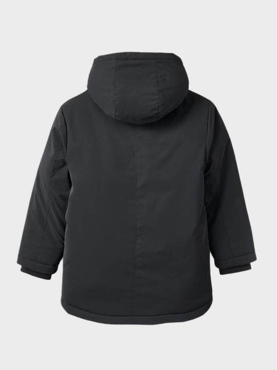 Kinder Freizeitjacke mit Futter & Kapuze Gray