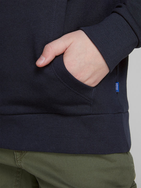 Παιδικό Φούτερ με Κουκούλα και Τσέπες Navy Blazer/Λευκό