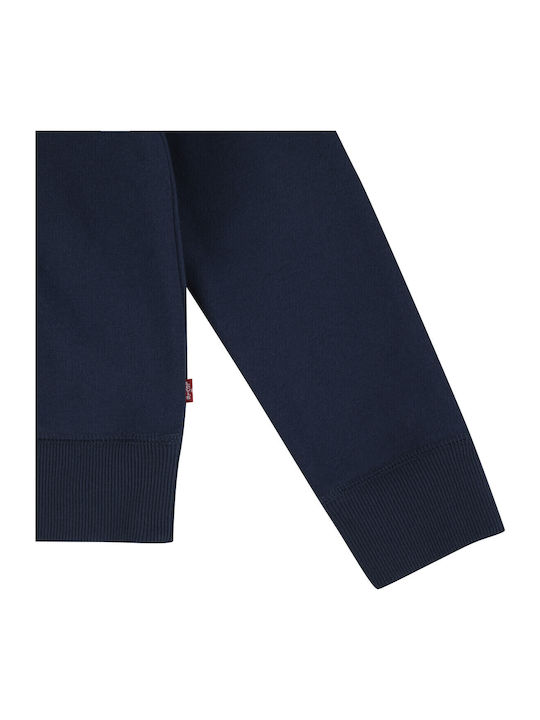 Kids Sweatshirt Navy Blue Batwing Crew