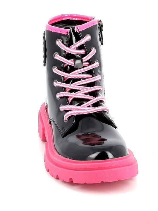 Kinderstiefel mit Reißverschluss Schwarz