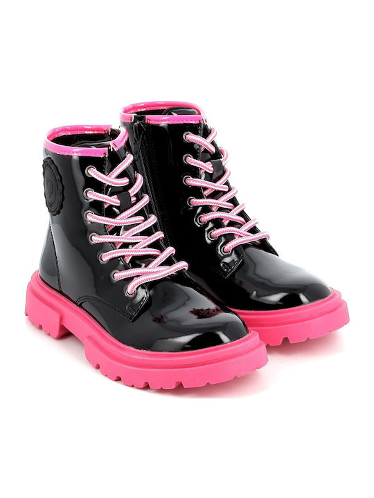 Kinderstiefel mit Reißverschluss Schwarz