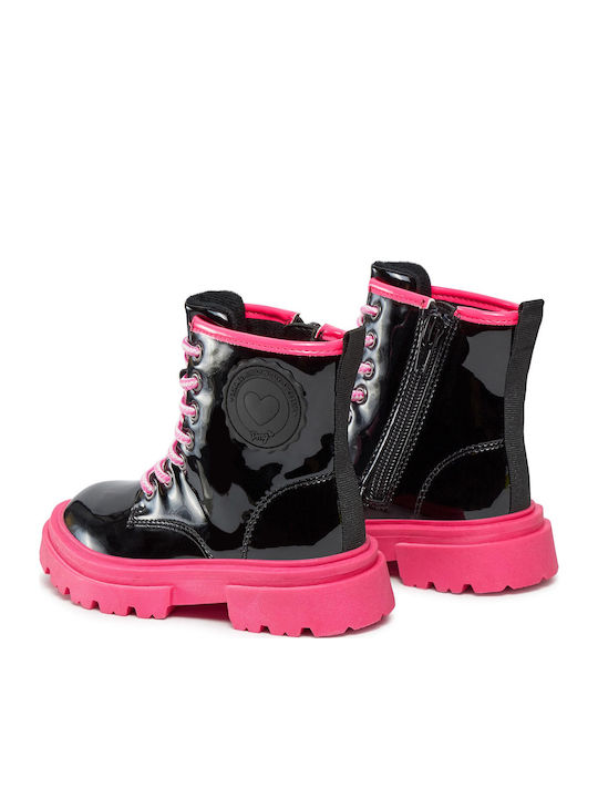 Kinderstiefel mit Reißverschluss Schwarz